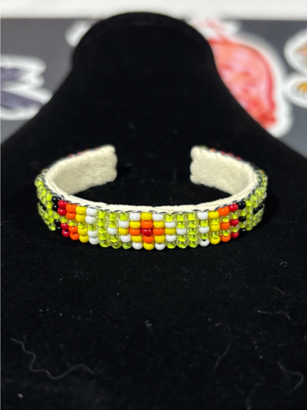 Navajo hand beaded bracelet for a young child or baby